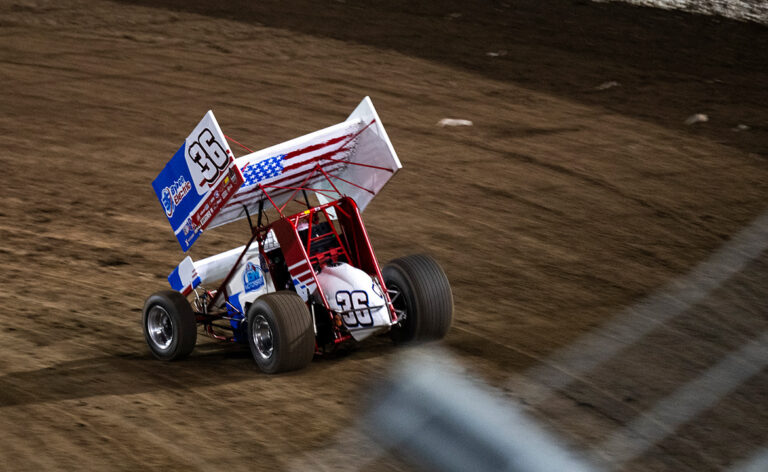 Jason Martin racing at Dodge City Raceway Park