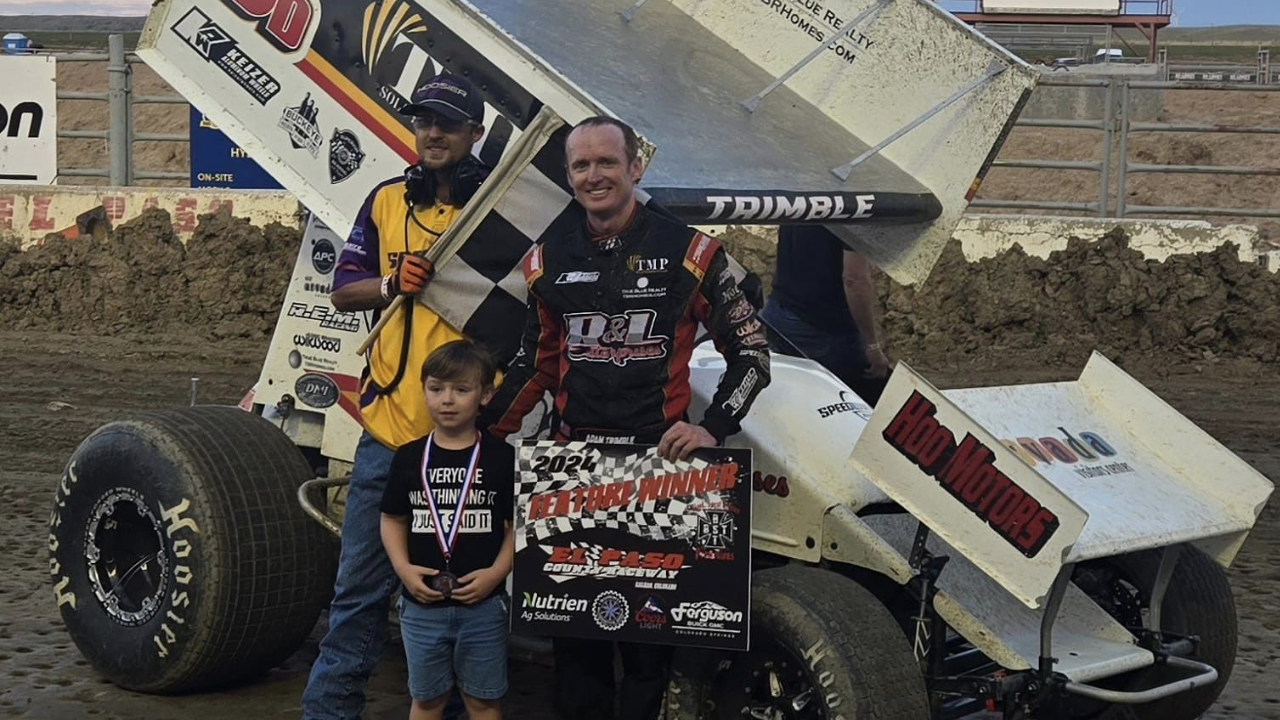 Trimble Back In ASCS Western Plains Victory Lane At El Paso County Raceway