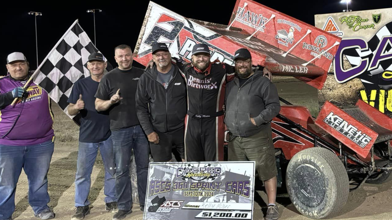 Kelly Miller Ghosts ASCS Northern Plains Field At Casper Speedway