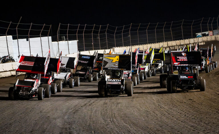 American Sprint Car Series Three Wide