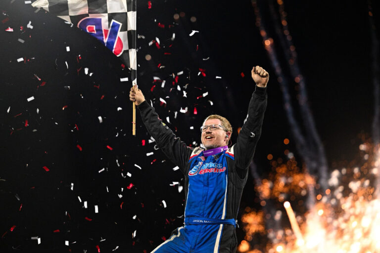 Jason Martin in Victory Lane