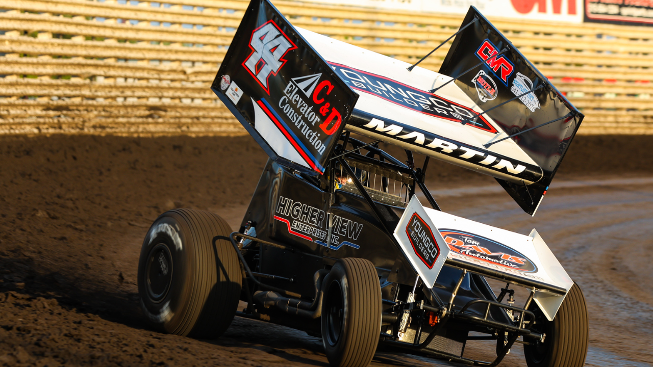 Iowa’s Chris Martin Storms To Deep South Speedway Win With ASCS Hurricane Area Super Sprints